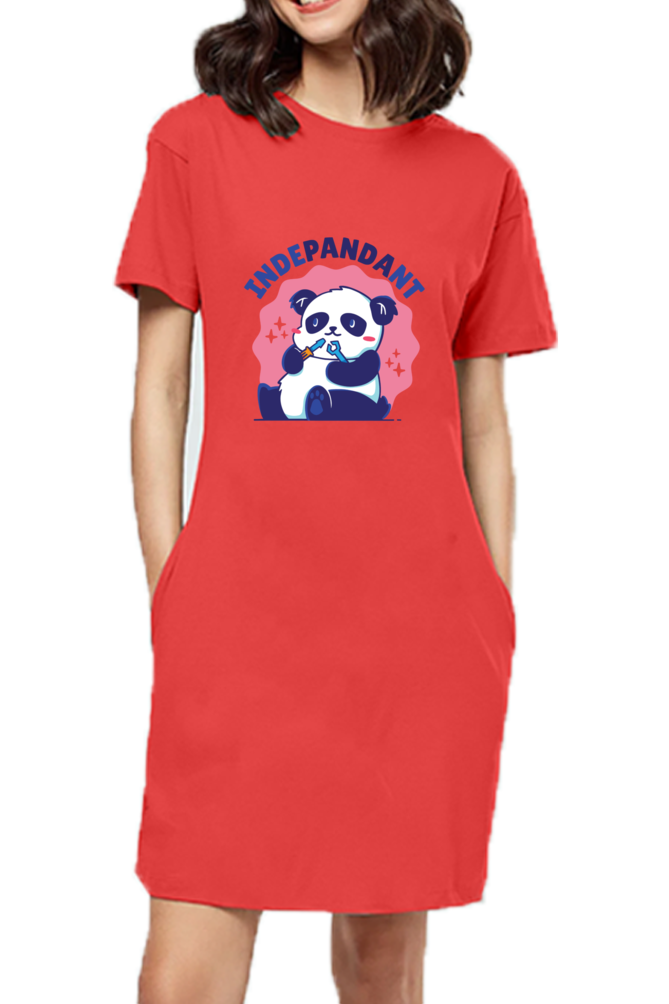 Indepandant Panda T-Shirt Dress