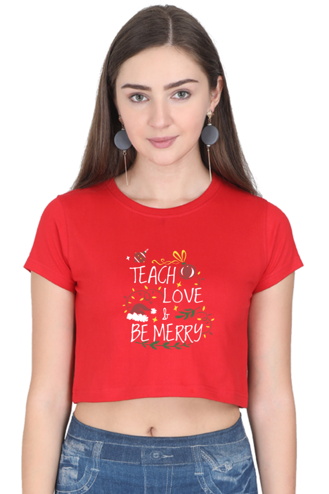 Love Merry Crop Top