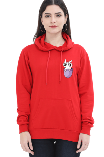 Pocket Cat Hooded Sweat Shirt