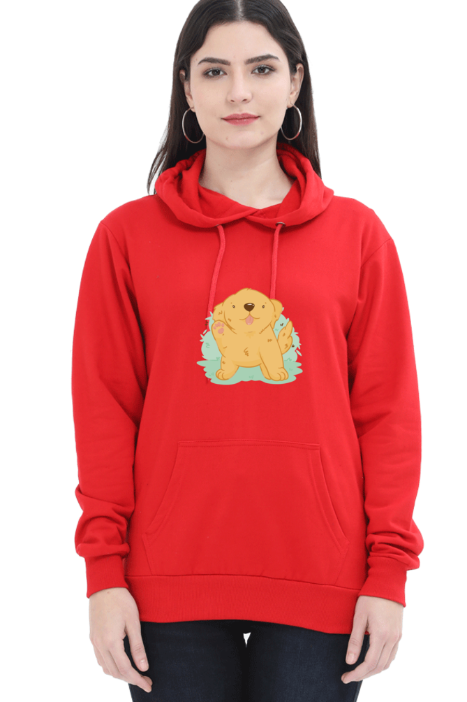 Golden Kawaii Hooded Sweat Shirt