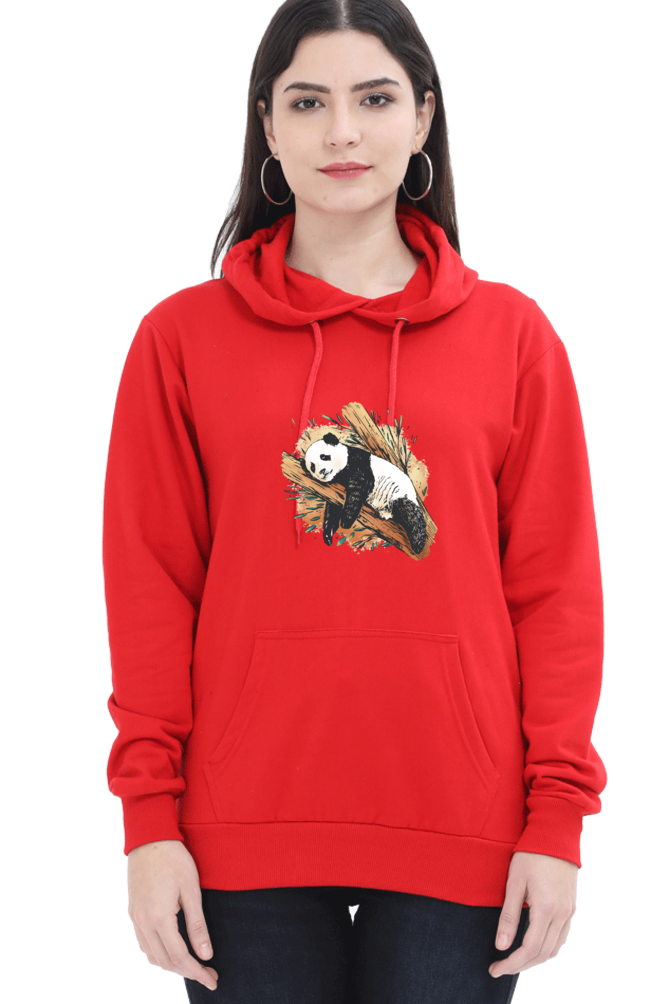 Sleeping Panda Hooded Sweat Shirt