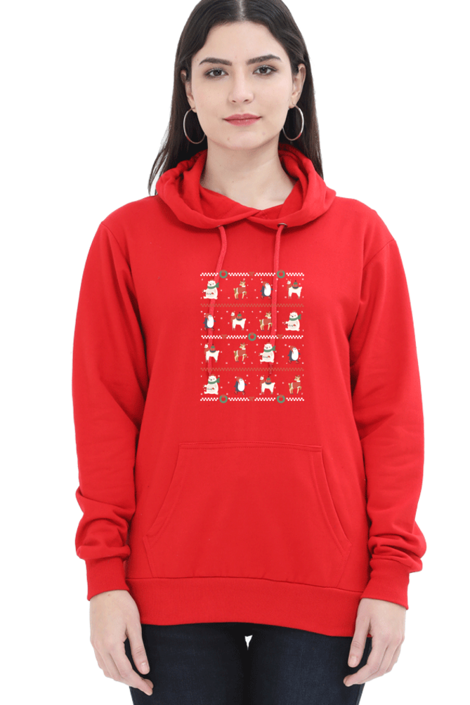 Ugly Sweater Animals Hooded Sweat Shirt