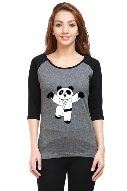 Karate Panda Raglan Full Sleeve