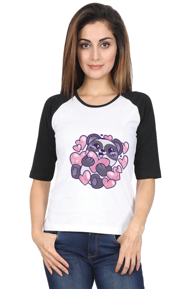 Panda Love Raglan Full Sleeve