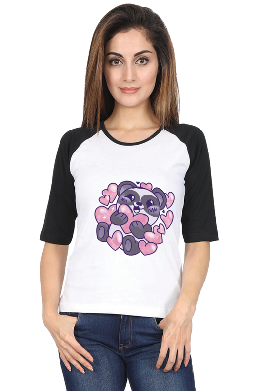 Panda Love Raglan Full Sleeve