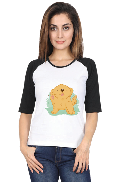 Golden Kawaii Raglan Full Sleeve