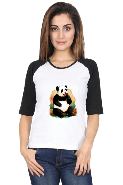 Panda Apple Raglan Full Sleeve