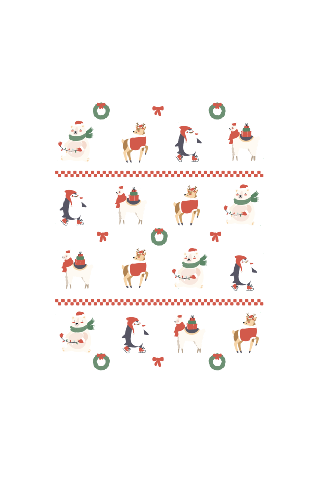 Ugly Sweater Animals Crop Tank