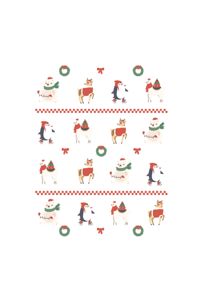 Ugly Sweater Animals Crop Tank