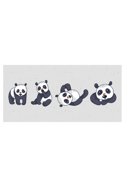 Cute Panda Set T-Shirt