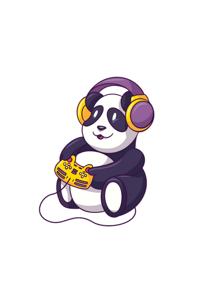 Gamer Panda Supima T-Shirt