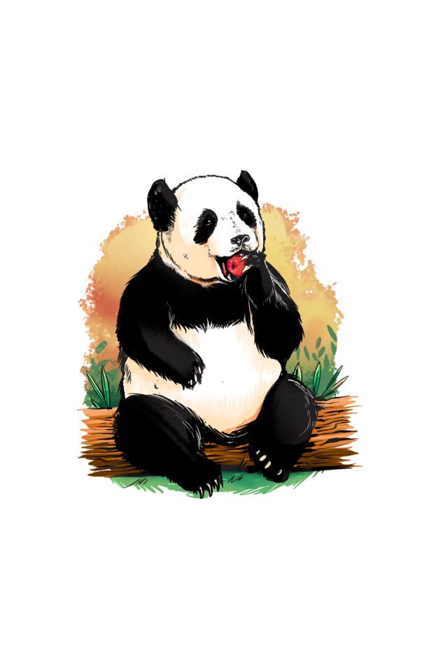 Panda AppleT-Shirt