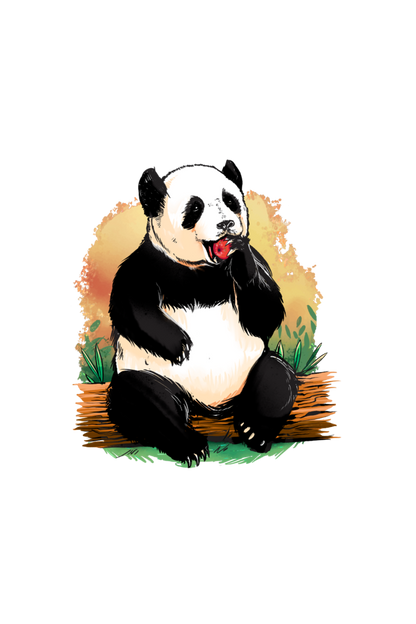 Panda AppleT-Shirt