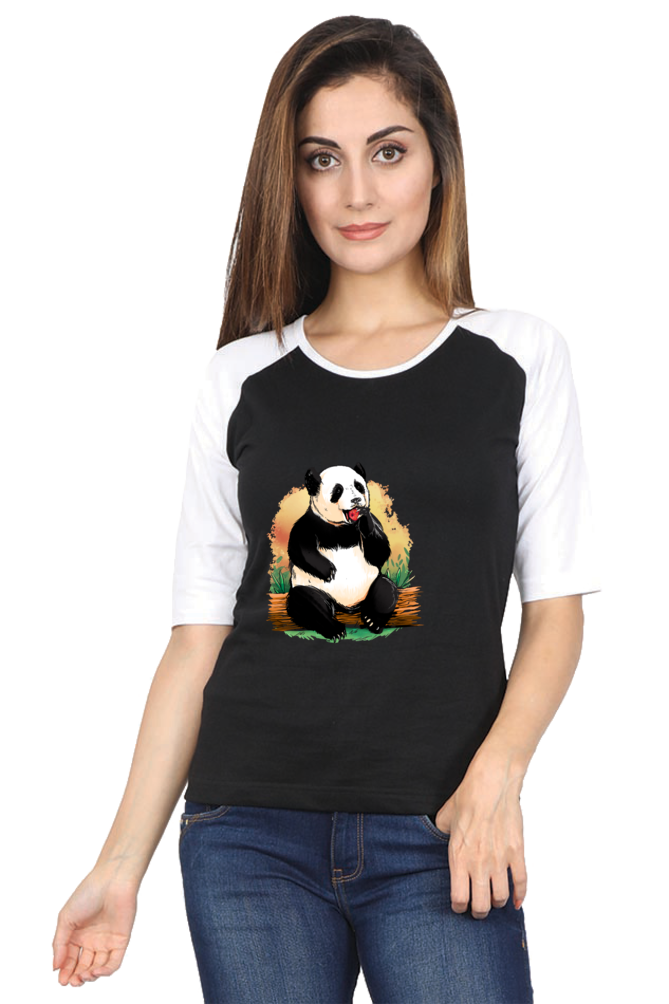 Panda Apple Raglan Full Sleeve