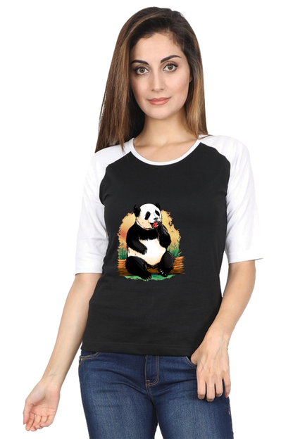 Panda Apple Raglan Full Sleeve