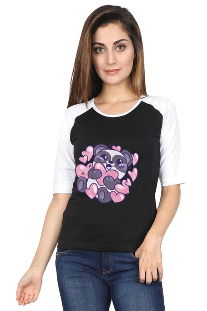 Panda Love Raglan Full Sleeve