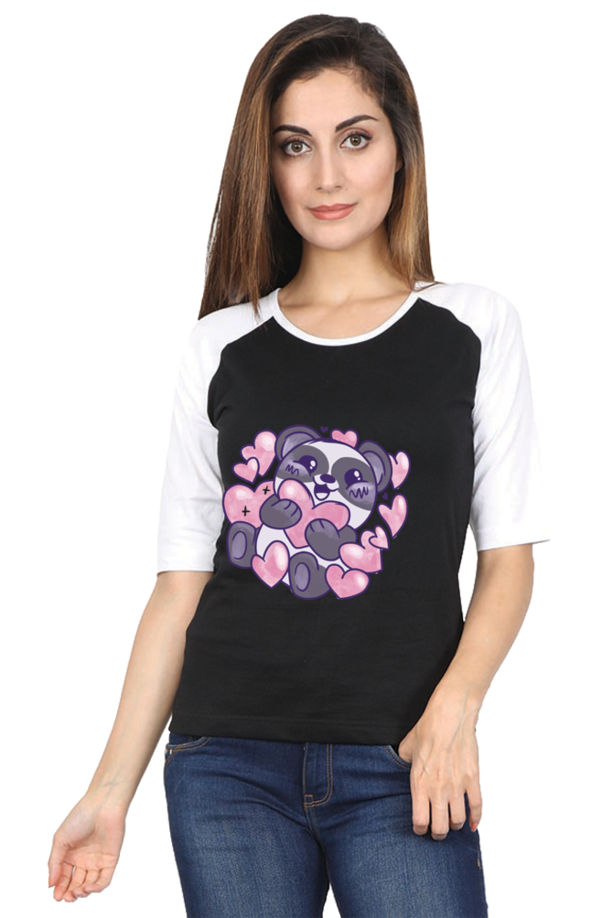 Panda Love Raglan Full Sleeve