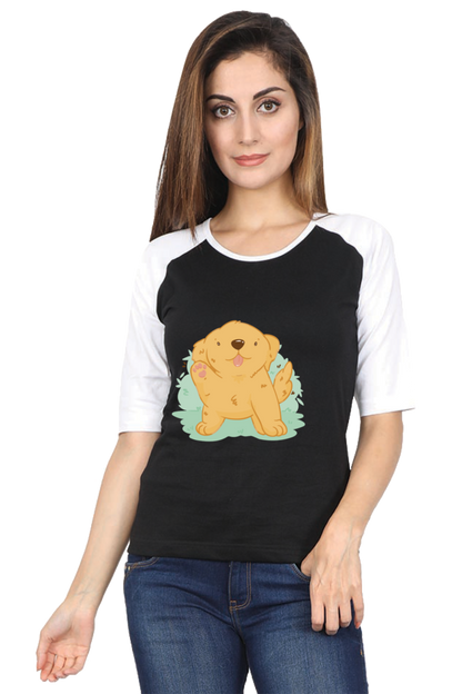 Golden Kawaii Raglan Full Sleeve