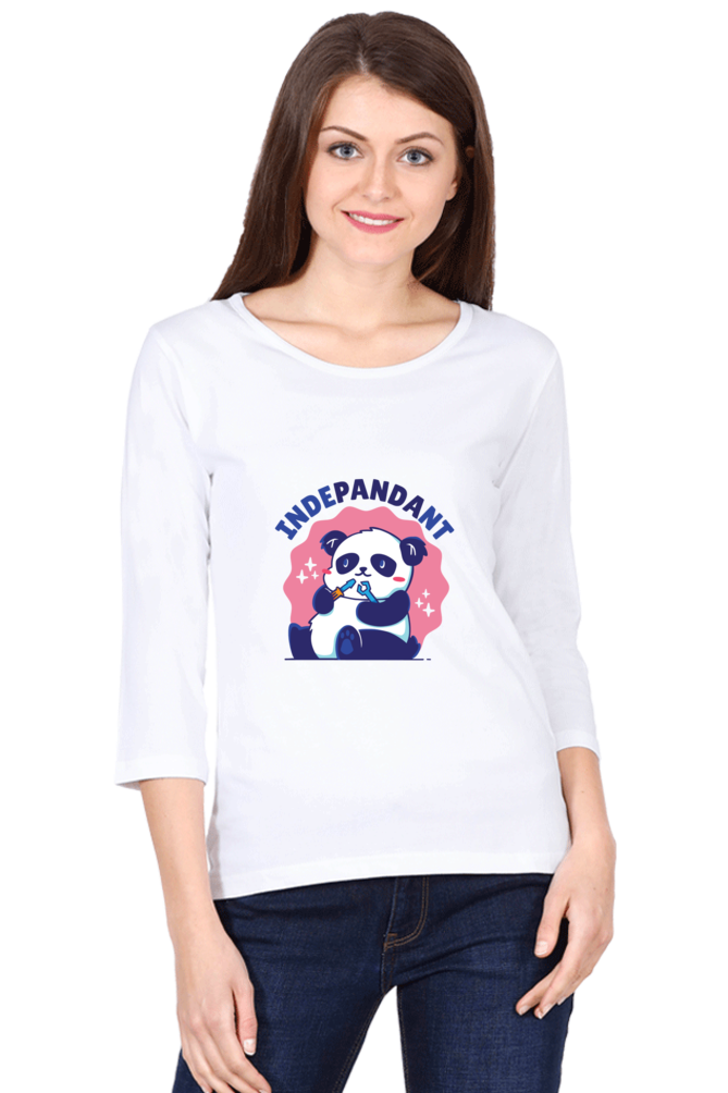 Indepandant Panda Round Neck Full Sleeve