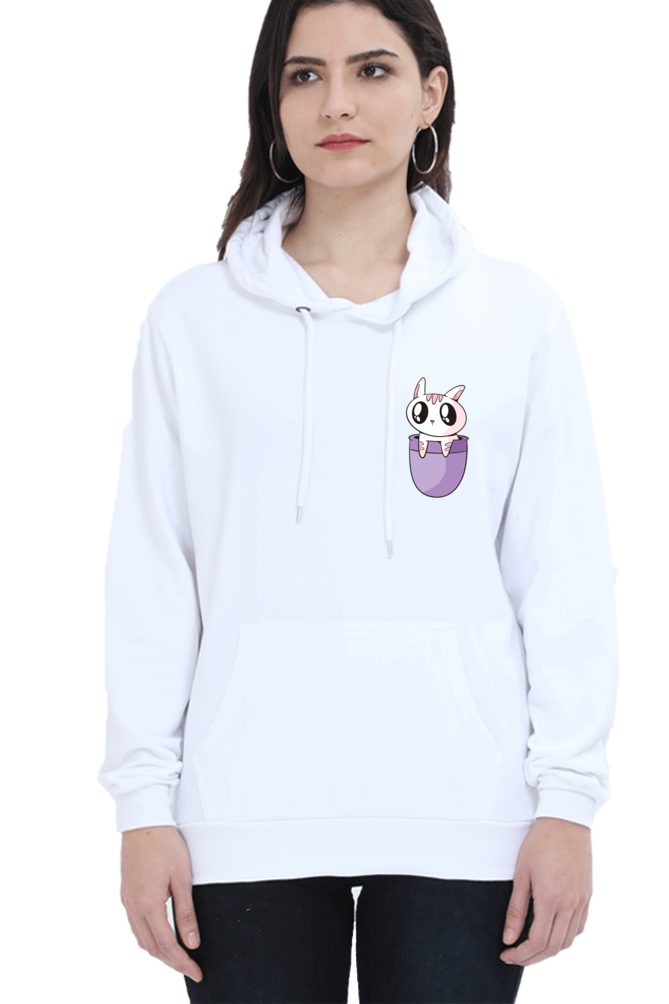 Pocket Cat Hooded Sweat Shirt