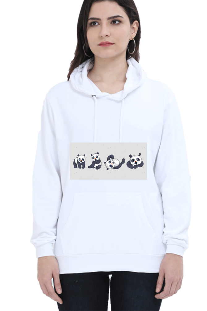 Cute Panda Set Hooded Sweat Shirt