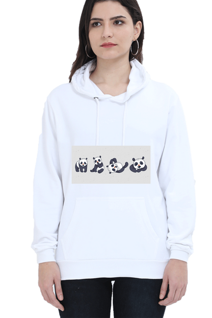 Cute Panda Set Hooded Sweat Shirt