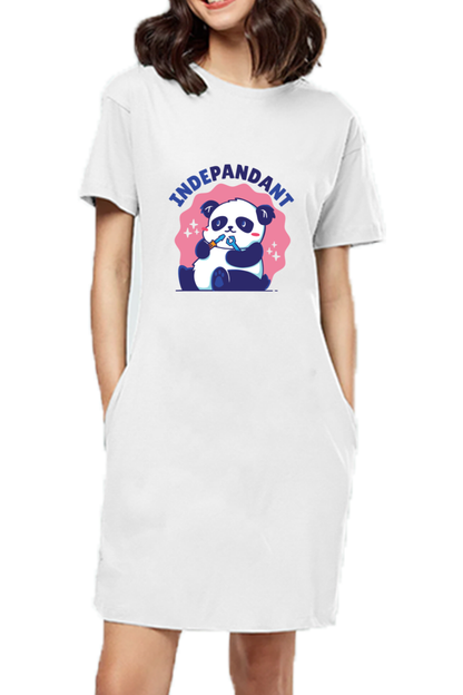 Indepandant Panda T-Shirt Dress