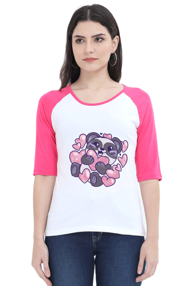 Panda Love Raglan Full Sleeve