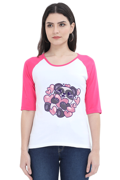 Panda Love Raglan Full Sleeve