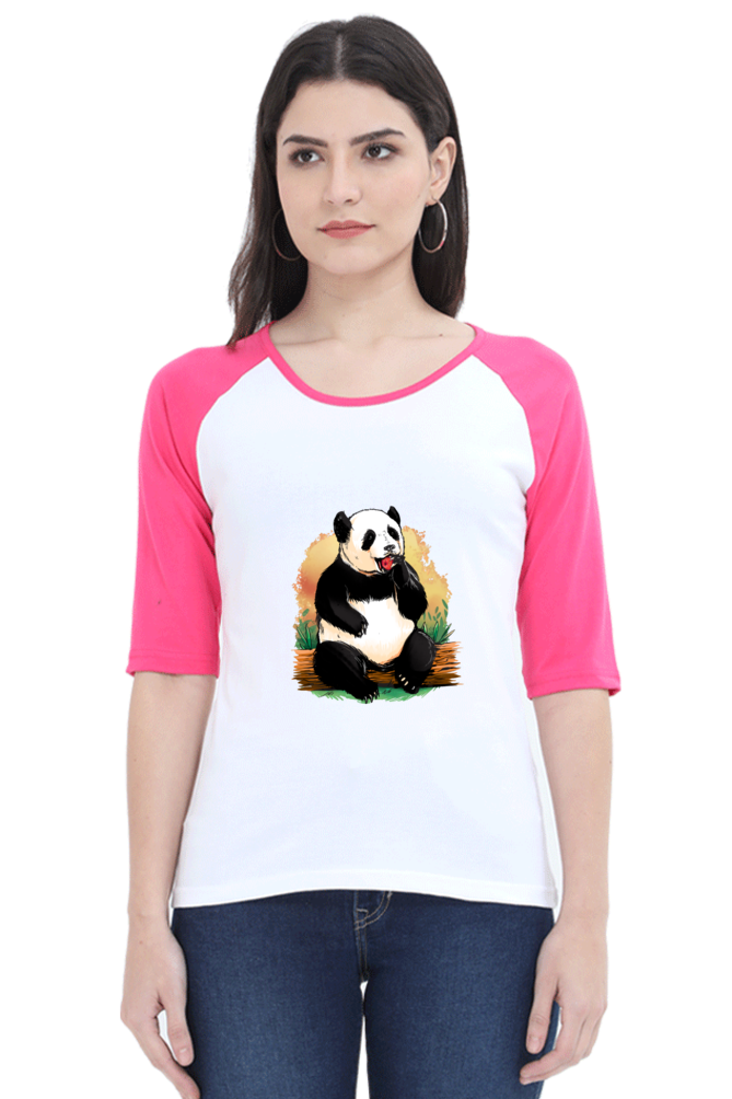 Panda Apple Raglan Full Sleeve