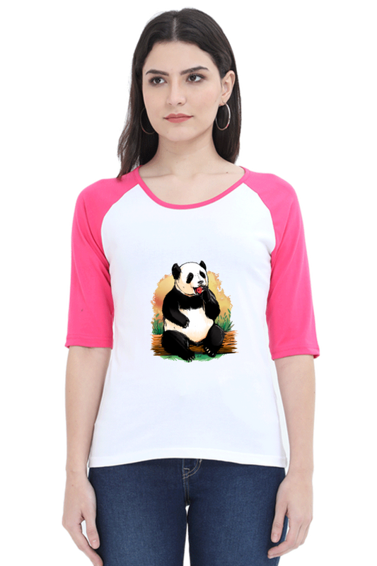 Panda Apple Raglan Full Sleeve