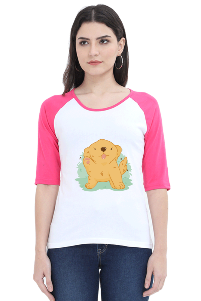 Golden Kawaii Raglan Full Sleeve