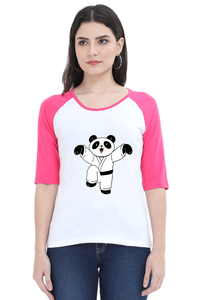 Karate Panda Raglan Full Sleeve