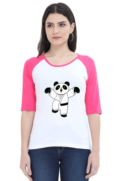 Karate Panda Raglan Full Sleeve