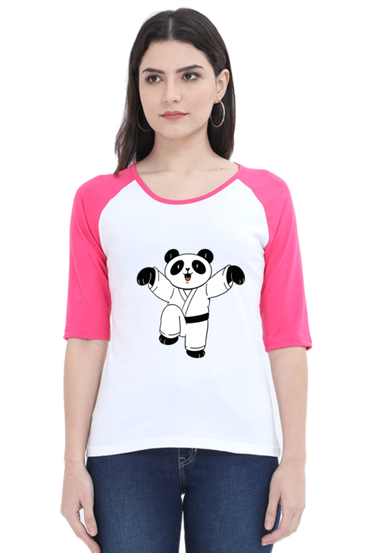 Karate Panda Raglan Full Sleeve