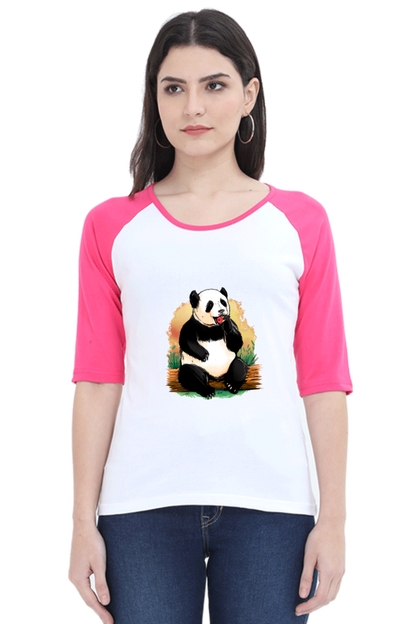 Panda Apple Raglan Full Sleeve