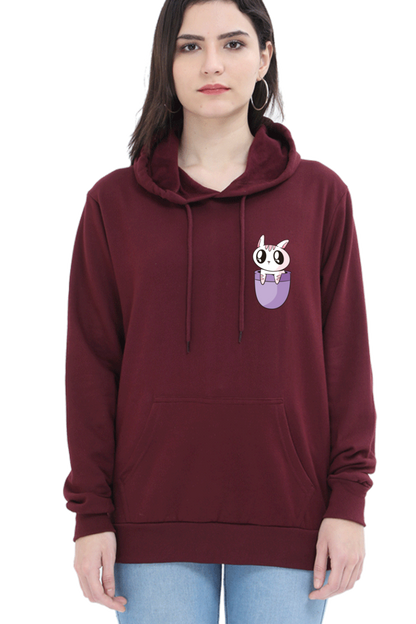 Pocket Cat Hooded Sweat Shirt