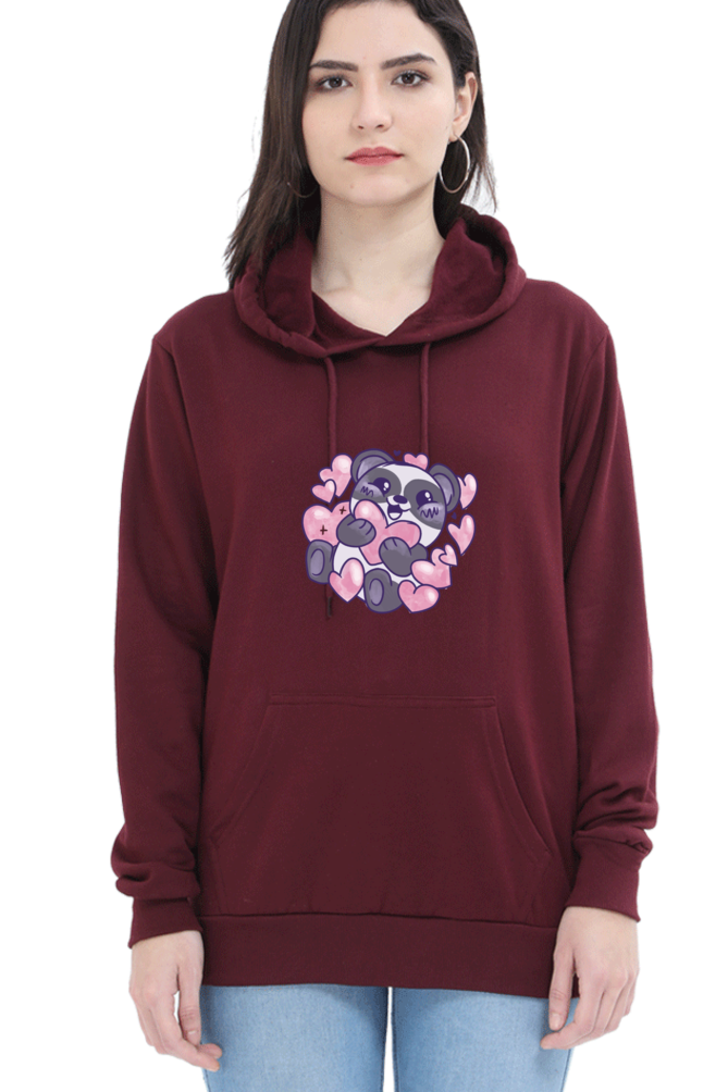 Panda Love Hooded Sweat Shirt