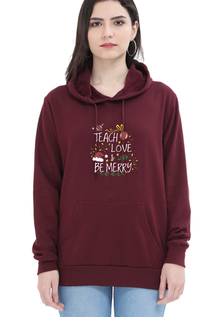 Love Merry Hooded Sweat Shirt