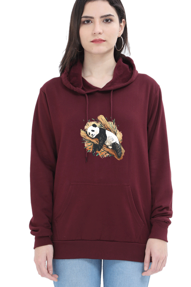 Sleeping Panda Hooded Sweat Shirt