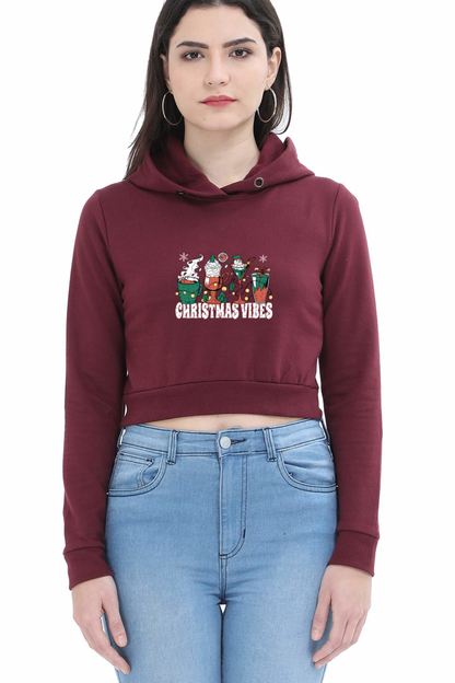 Christmas Coffee Crop Hoodie