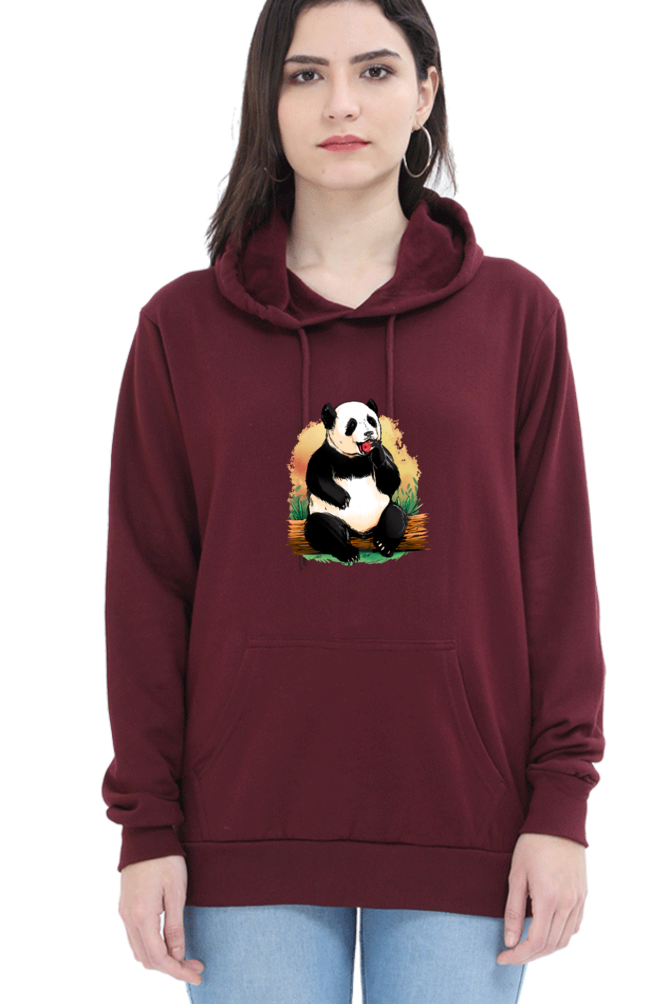 Panda Apple Hooded Sweat Shirt