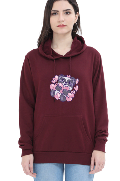 Panda Love Hooded Sweat Shirt