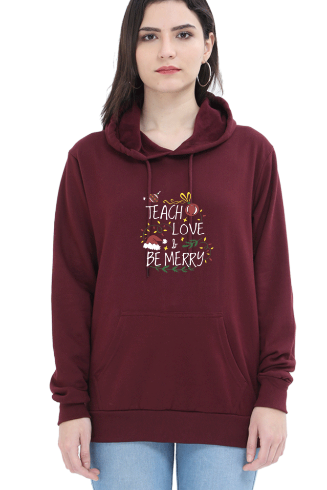 Love Merry Hooded Sweat Shirt