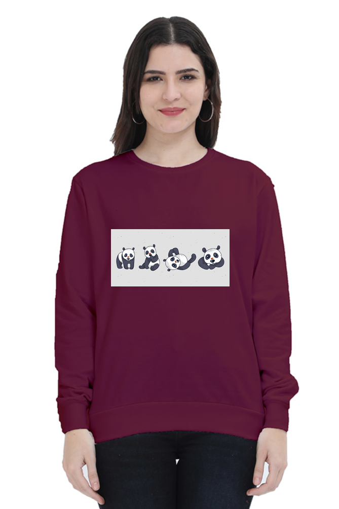 Cute Panda Set Sweatshirt