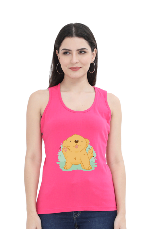 Golden Kawaii Tank Top