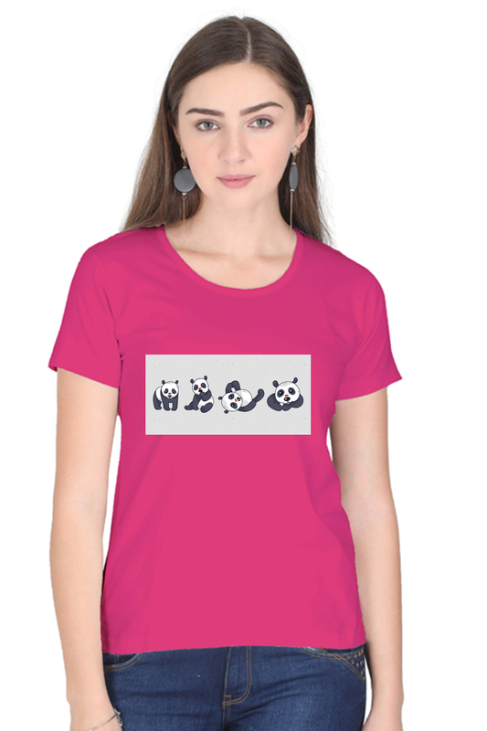 Cute Panda Set T-Shirt