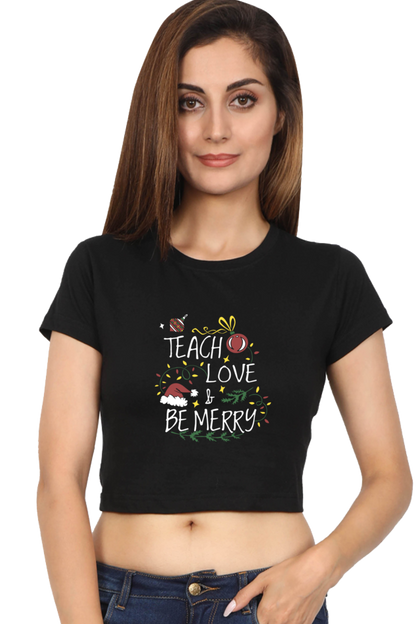 Love Merry Crop Top