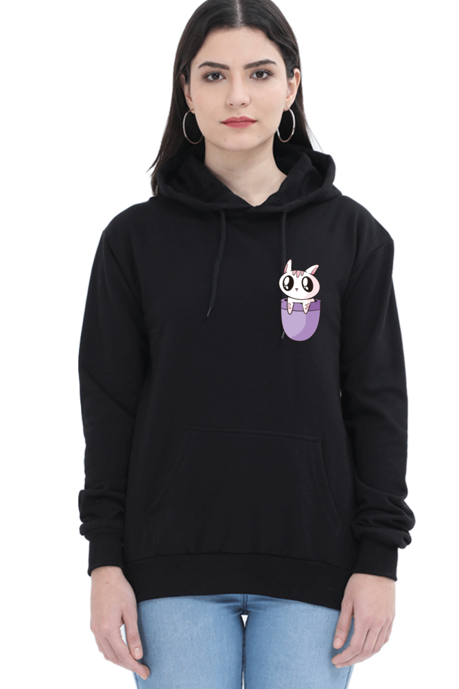 Pocket Cat Hooded Sweat Shirt