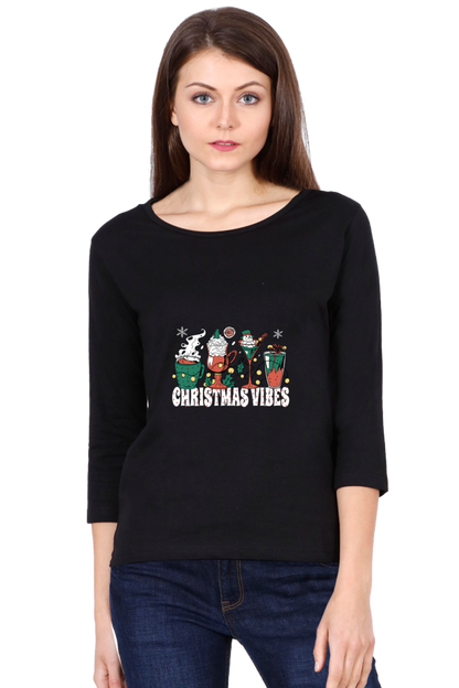 Christmas Coffee Round Neck Full Sleeve